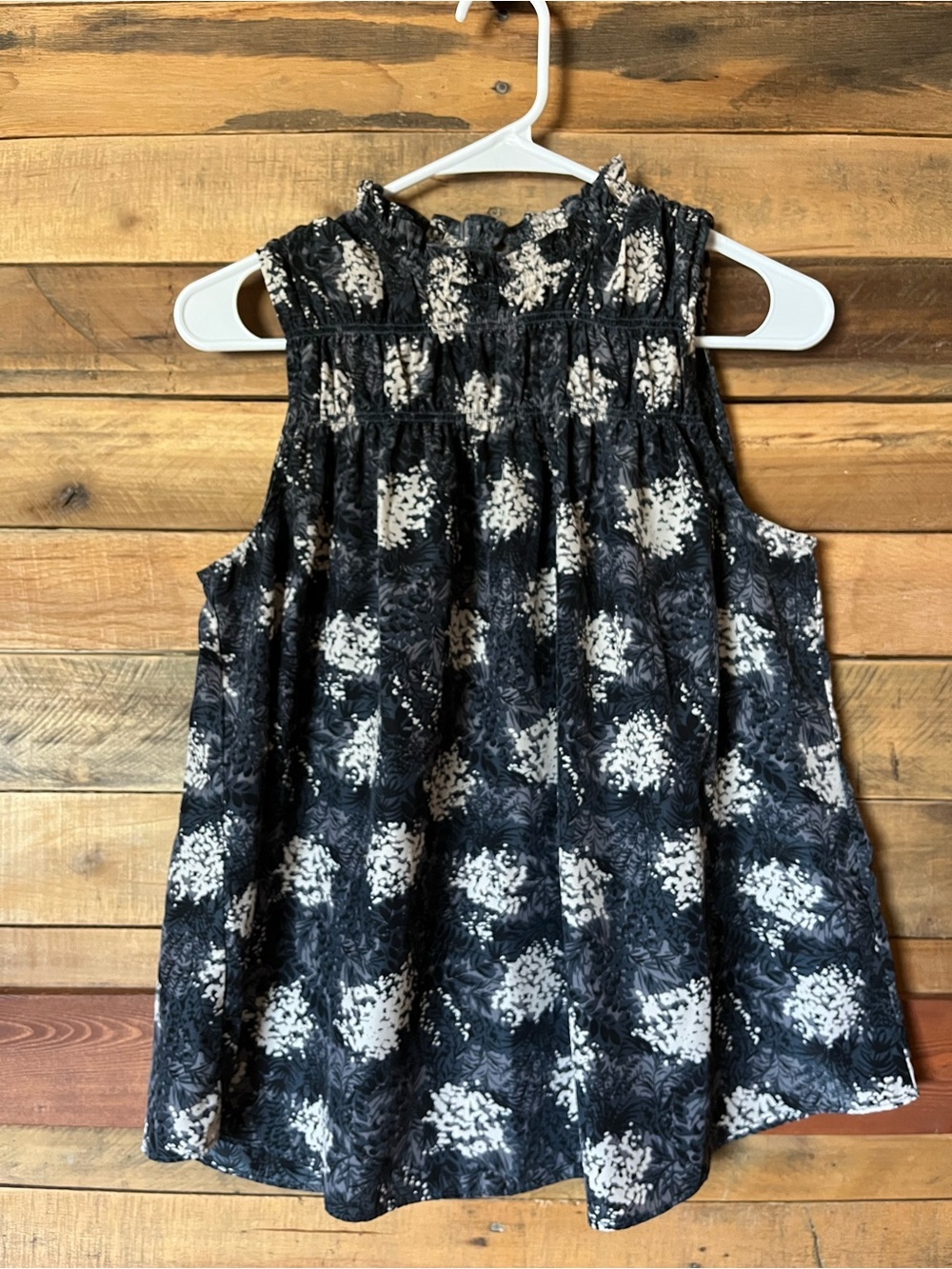 Joie limited edition Navy & White Floral Smocked Sundress Top